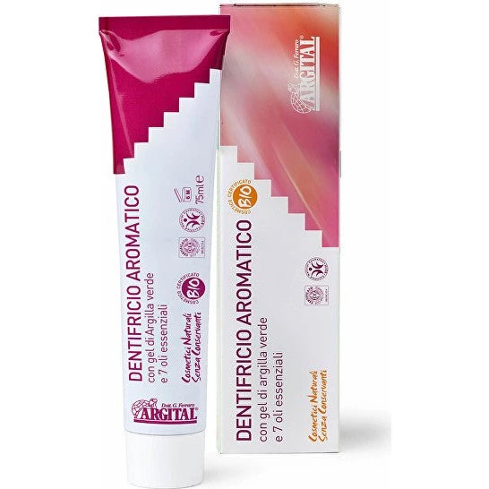 Bital-Flowers Dentifricio Aromatico Naturale con Argilla Verde 75 ml