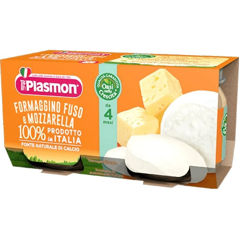 Plasmon Formaggino Fuso con Mozzarella 2x80g +4m