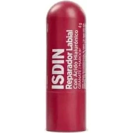 Isdin Reparador Labial Balsamo Labbra Acido Ialuronico Colore Borgogna