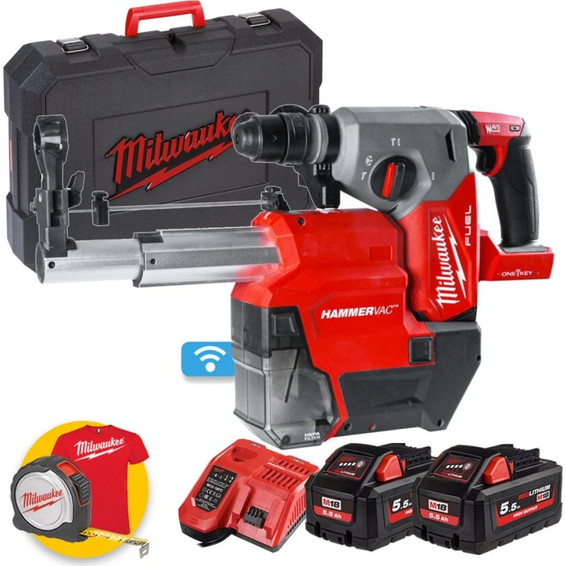 Milwaukee M18 ONEFHXDEL-552C Tassellatore 18V 5,5Ah