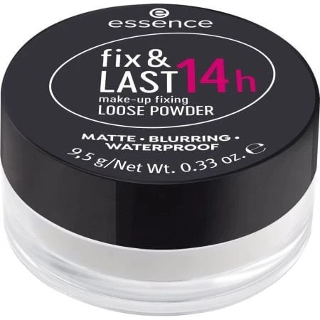 Essence Fix & Last 14h Cipria Fissante Opacizzante, 9,5 g
