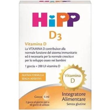 HiPP Vitamina D3 Integratore per Bambini 5 ml