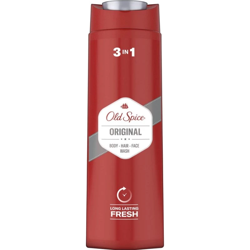 Old Spice Original Gel Doccia e Shampoo 3 in 1 400 ml