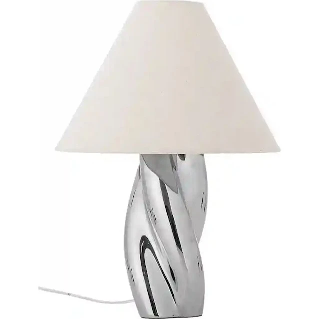 Bloomingville Lampada Silva in gres argento 35x49 cm