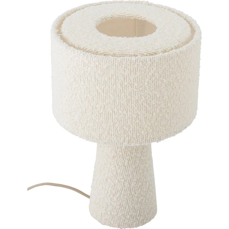 Bloomingville Lampada da tavolo Emmie bianca, 20x30 cm