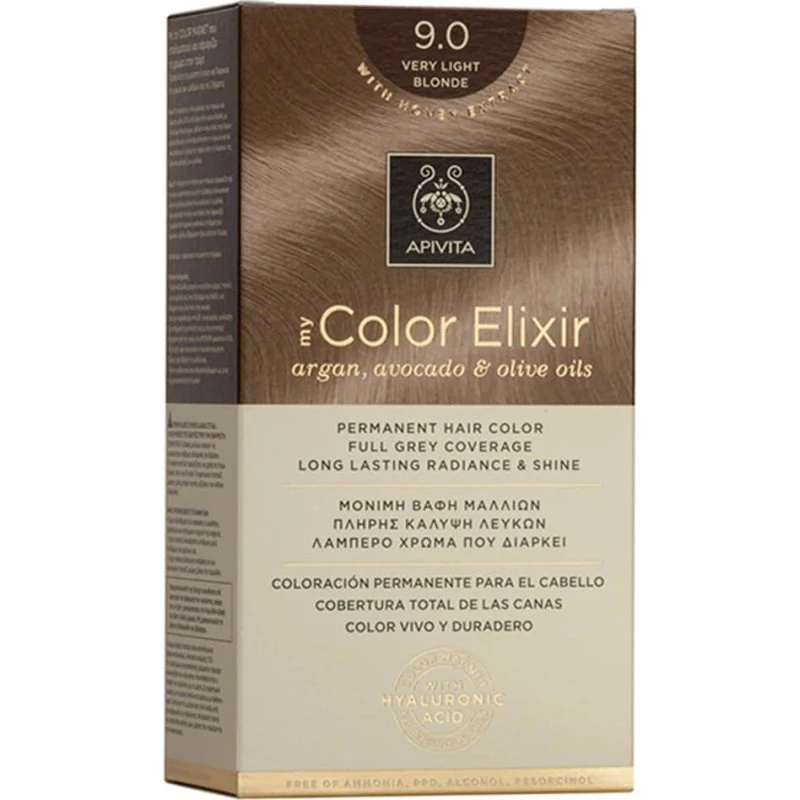 Apivita My Color Elixir Colore Permanente N9.0 Biondo Chiarissimo