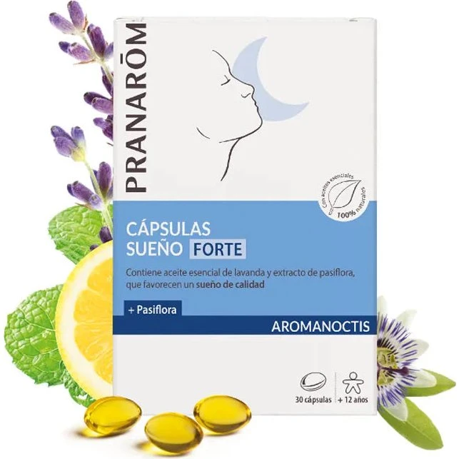Pranarom Aromanoctis Sonno Forte - 30 Capsule con Oli Essenziali