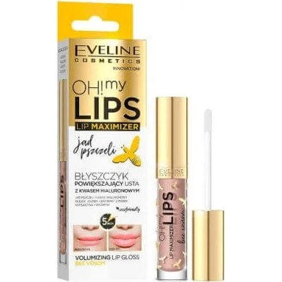 Eveline Cosmetics Oh! My Lips Lucidalabbra al Veleno d'Api 4,5 ml