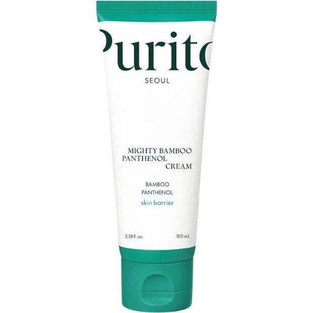 Purito Mighty Bamboo Panthenol Cream, crema viso idratante 100 ml