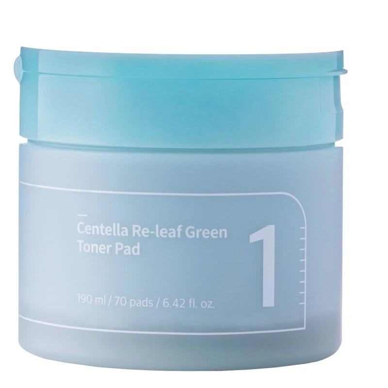 Numbuzin No.1 Centella Re-Leaf Green Toner Pad 70 pz