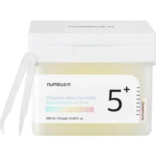 Numbuzin No.5+ Glutathione Vitamin Concentrated Pad - 180ml