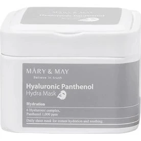 Mary & May Maschera in Tessuto Hyaluronic Pantenol Hydra, 30 pz