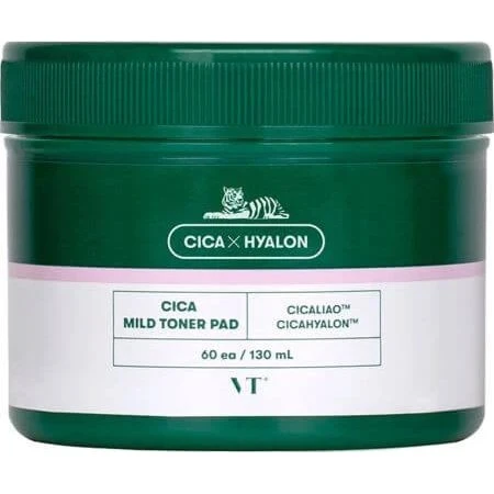 VT Cosmetics Cica Mild Toner Pad - 60 pezzi