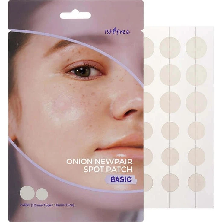 Isntree Cerotti Idrocolloidali Antiacne con Estratto di Cipolla, 24 pz