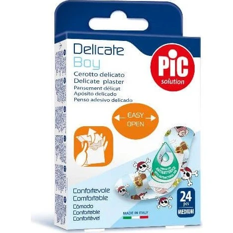 PIC Cerotto Antibatterico Delicate Boy, 24 pz