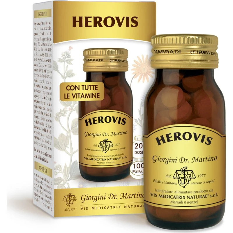 Herovis Dr Giorgini Integratore con Damiana, Muira Puama ed Eleuterococco