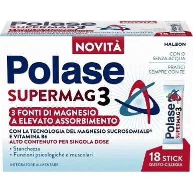 Polase Supermag 3 Integratore Magnesio e Vitamina B6