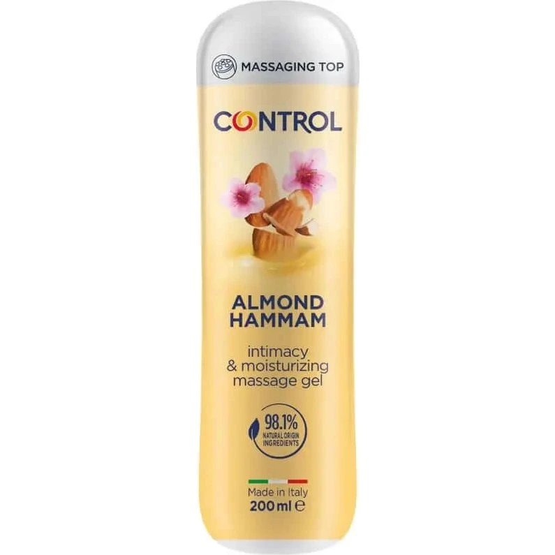 Control Gel da Massaggio 3 in 1 al Latte di Mandorla 200 ml