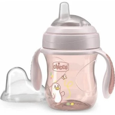 Chicco Tazza di Transizione Rosa, 200 ml, 4+ Mesi