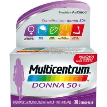 Multicentrum Donna 50+ Integratore Multivitaminico 60 Compresse
