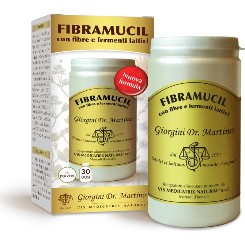 Fibramucil Polvere 120 g - Integratore con Fibre e Fermenti Lattici