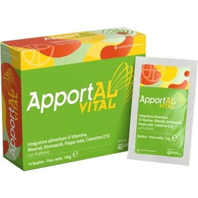 Apportal Vital 14 Bustine Integratore Vitamine e Minerali