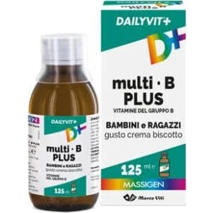 Dailyvit+ Multi B Plus Vitamine del Gruppo B Gusto Crema Biscotto 125 ml