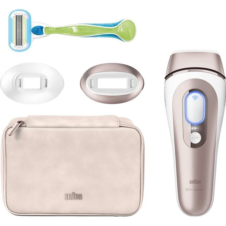 Braun IPL7147 Epilatore Luce Pulsata Viso e Corpo Rose Gold