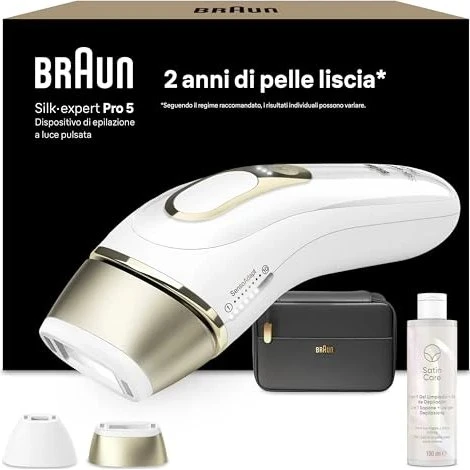 Braun Silk-expert Pro 5 PL5124 Bianco/Oro