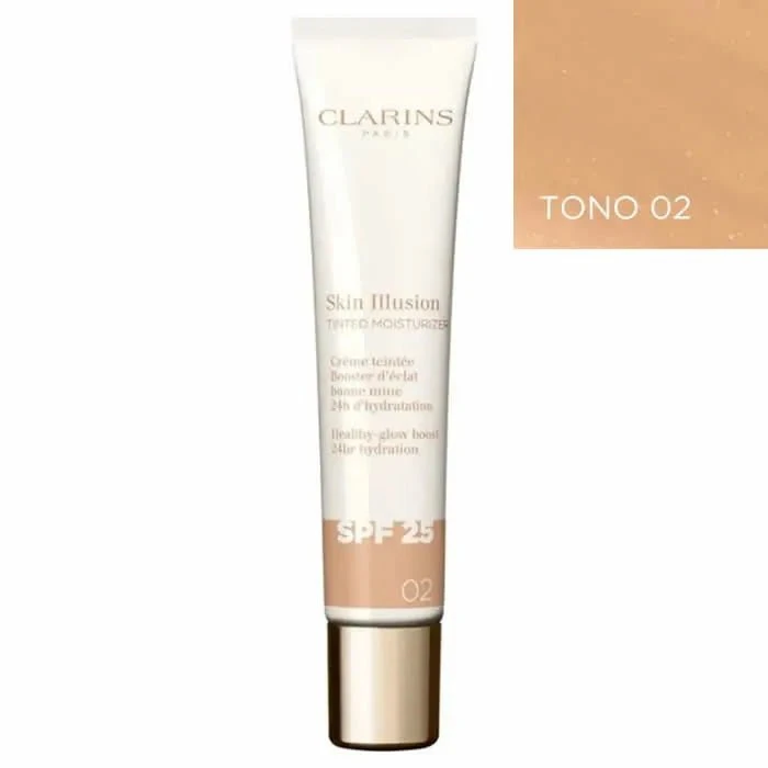 Clarins Skin Illusion Tinted Moisturizer SPF25 02 - 40ml