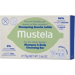 Mustela Shampoo e Detergente Solido con Olio di Avocado e Oliva 75g