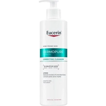 Eucerin Dermo Pure Gel Detergente Rigenerante con Acido Salicilico 2%