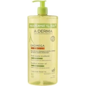 A-Derma Exomega Control Olio Doccia Emolliente 1L