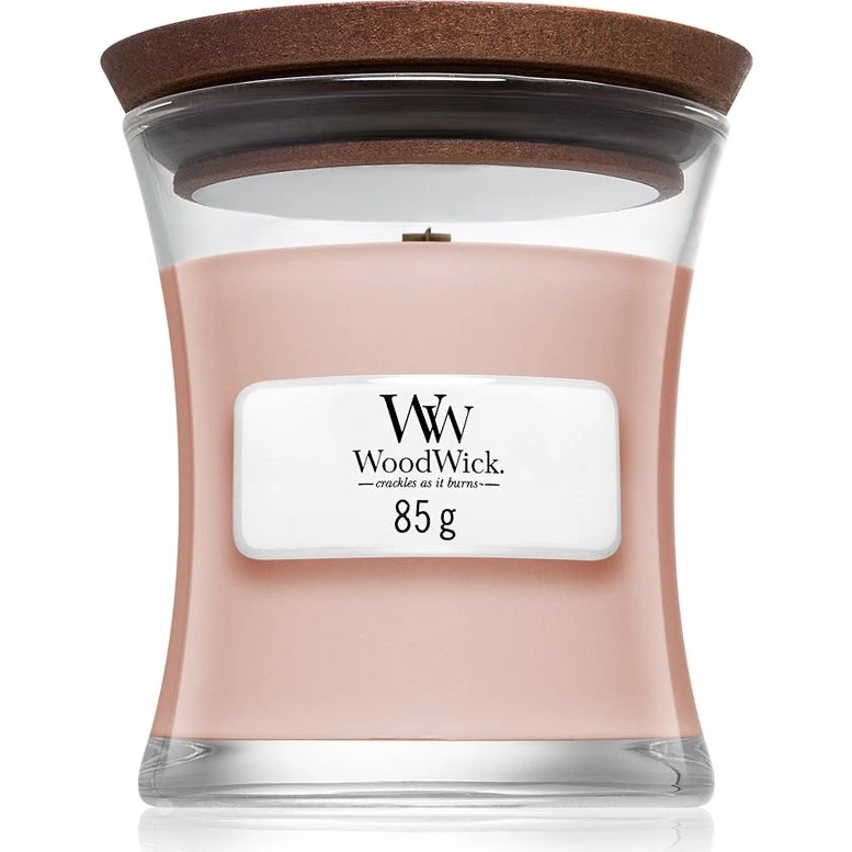 WoodWick Candela Mini Clessidra Vaniglia e Sale Marino 85g