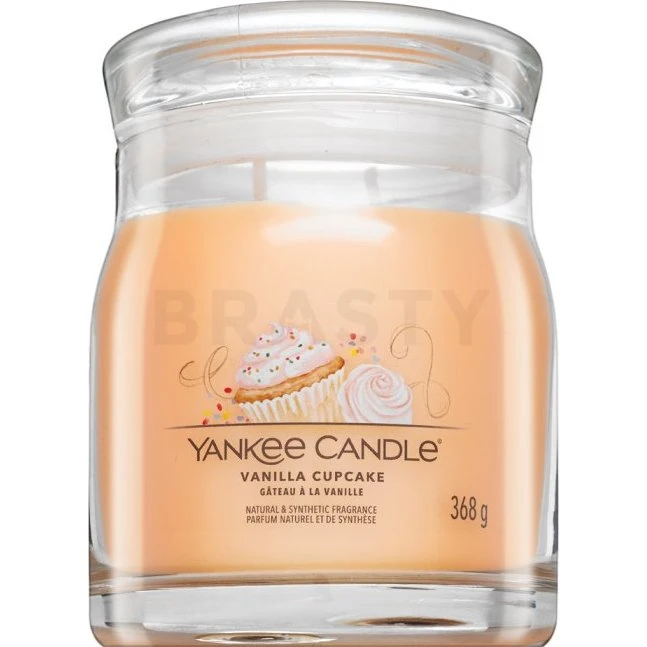 Yankee Candle Signature Vanilla Cupcake - Candela Profumata Media
