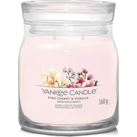 Yankee Candle Signature Pink Cherry & Vanilla - Candela Profumata