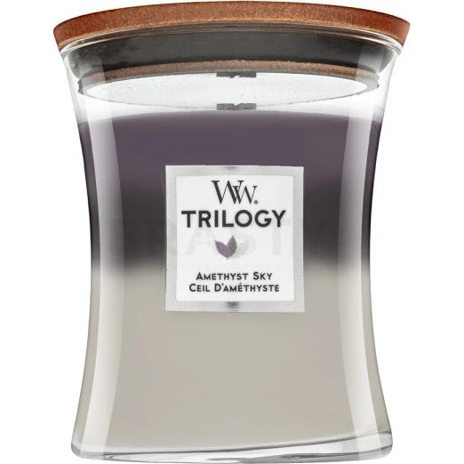WoodWick Amethyst Sky Candela Profumata Trilogy
