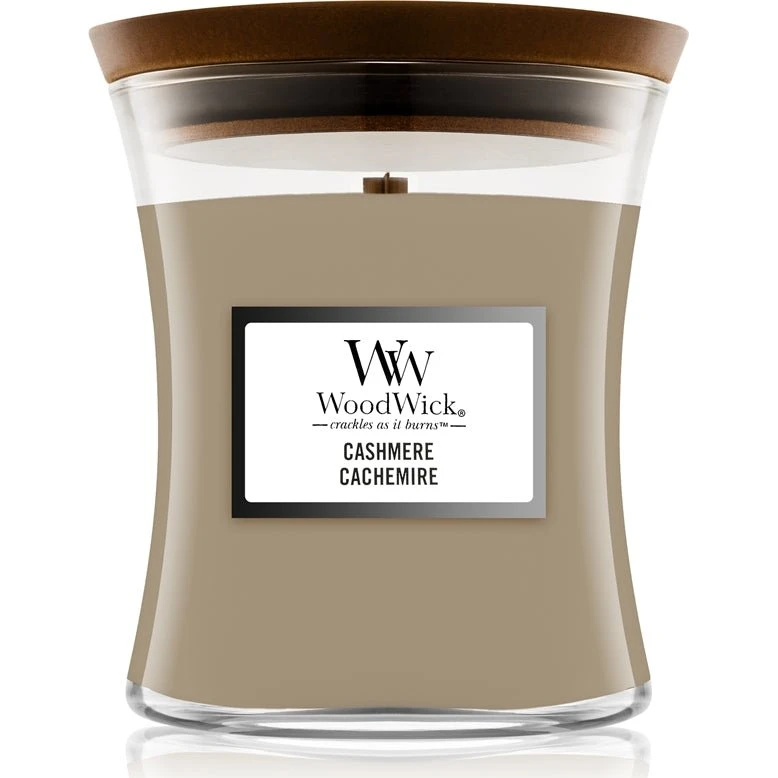 WoodWick Candela a Clessidra Cashmere 275g