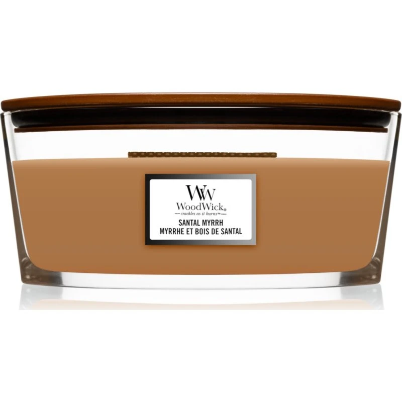 WoodWick Ellisse Santal Myrrh Candela Profumata