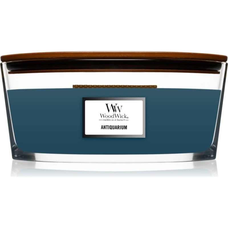 WoodWick Antiquarium Ellipse Candela Profumata con Stoppino in Legno