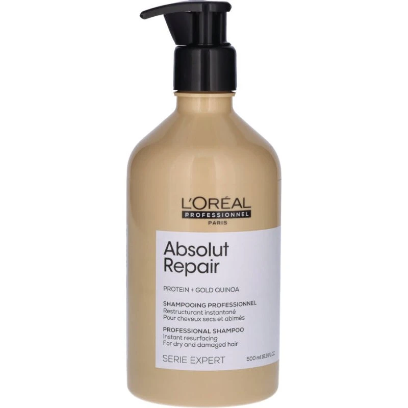 L'Oréal Professionnel Absolut Repair Protein + Gold Quinoa Shampoo 500 ml