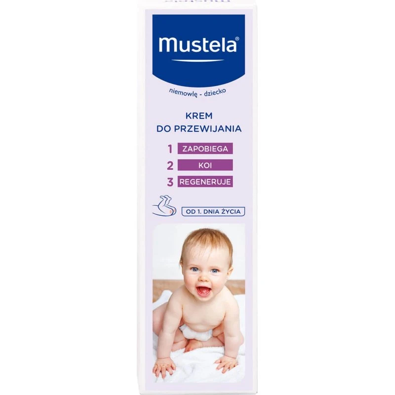 Mustela Crema per il Cambio 1-2-3, dalla Nascita, 50 ml