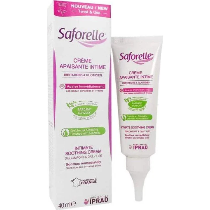 Saforelle Crema Lenitiva alla Bardana e Allantoina, 40 ml