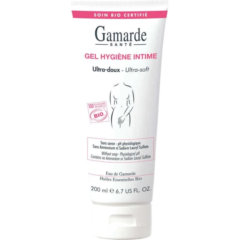 Gamarde Bio Gel per l'Igiene Intima con Acqua Termale, 200 g