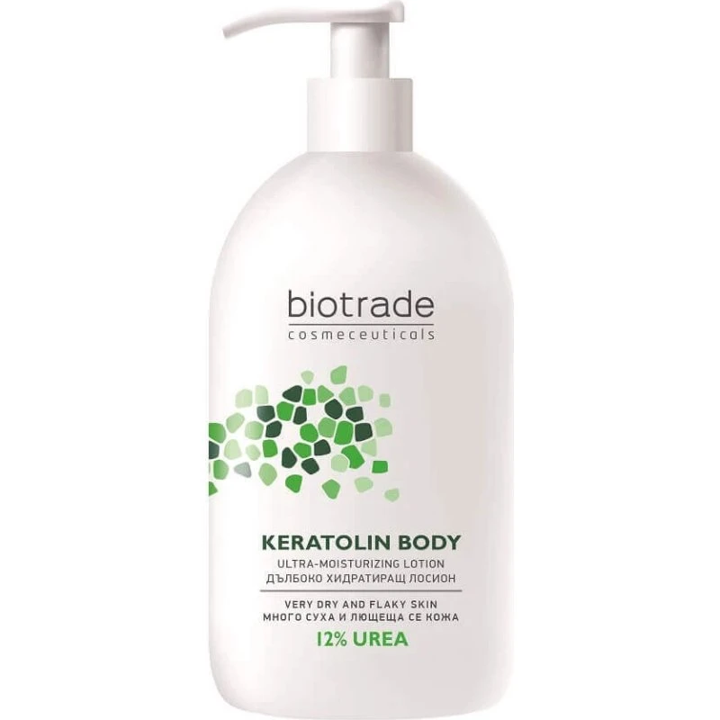 Biotrade Keratolin Body Lozione 12% Urea per Pelli Molto Secche 400 ml