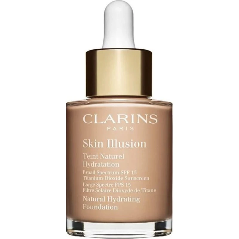 Clarins Skin Illusion SPF15 107C Beige Fondotinta Idratante 30ml
