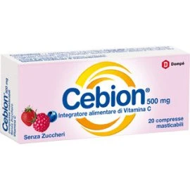 Cebion Vitamina C Masticabile Senza Zucchero 20 Compresse