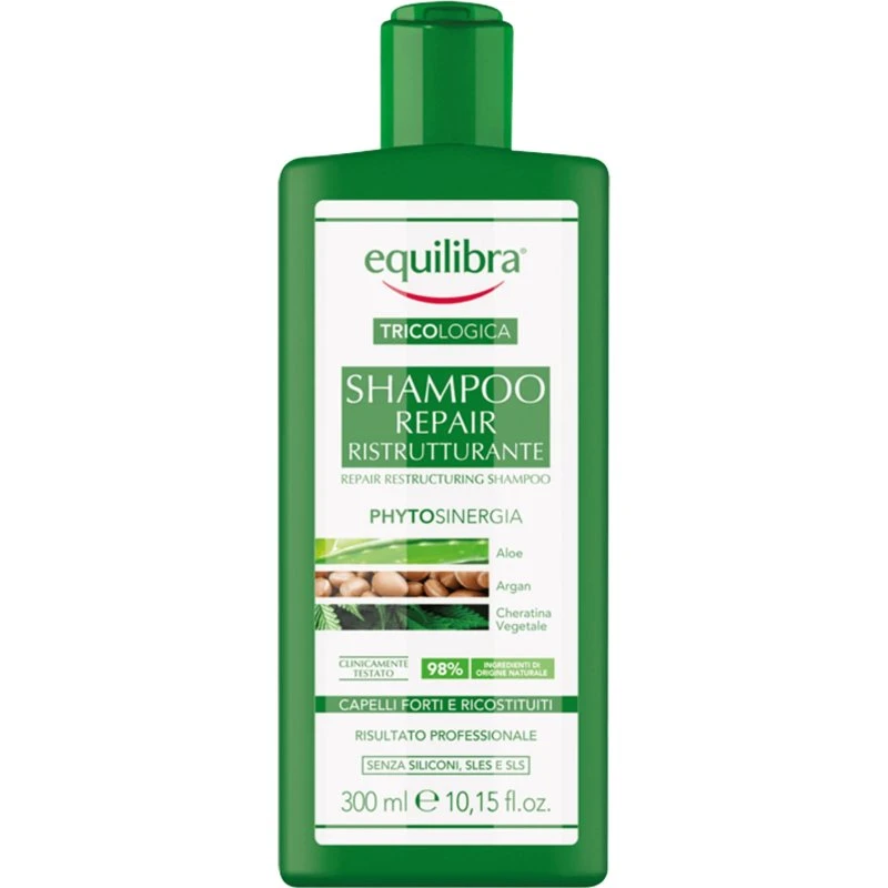 Equilibra Shampoo Riparatore Ristrutturante per Capelli