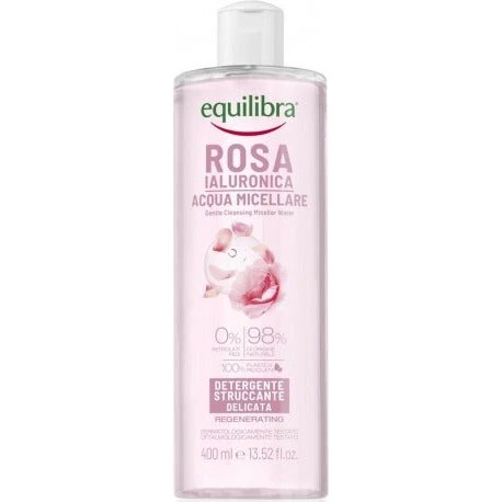 Equilibra Acqua Micellare Rosa Ialuronica Struccante Viso e Occhi 400 ml