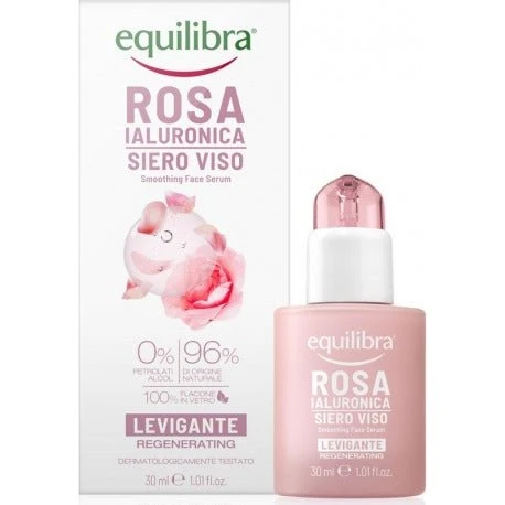 Equilibra Rosa Ialuronica Siero Viso Levigante 30 ml